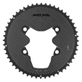 ROAD CHAINRING 4-BOLT DIA. 110 FOR SHIMANO DURA ACE R9200 MICHE 52T OUTER BLACK 12-SPEED ALUMINIUM, CARBON 3K (WEIGHT 127 g) -X2 RD R92