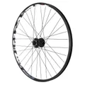 MTB WHEEL DISC LOCKING 26" KARMA FRONT BLACK HUB SHIMANO M475 DISC 6 HOLES BLACK SPOKES NOIRS 32 SPOKES RIM 21C