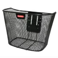 FRONT BASKET STEEL NID ABEILLE KLICKFIX 16L BLACK WITH PLATINE FIXE (35X26X25CM)