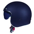 OPEN-FACE HELMET MT HELMETS THE MANS 2 SV SOLID COLOUR MATTE BLACK XS