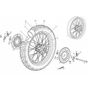 Roue arrière