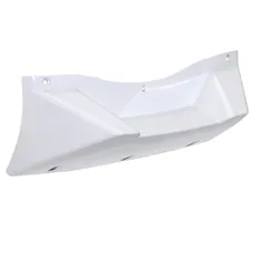 SABOT BAS DE CAISSE SCOOT REPLAY DESIGN EDITION ADAPTABLE MBK 50 BOOSTER 2004>/YAMAHA 50 BWS 2004> BLANC BRILLANT