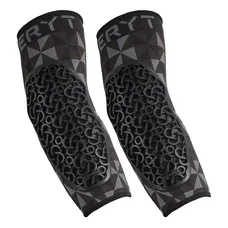 ELBOW PROTECTORS MTB SERYT FLOW ARLECCHINO ANTIBACTERIEN, ANTIDERAPANTE, WITHOUT COUTURE GREY/BLACK S (SOLD AS A PAIR) 250 g -CE IN 1621.1 LEVEL 2