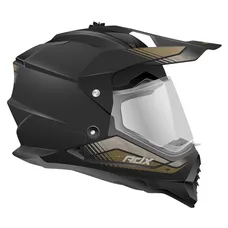 CASQUE CROSS/TRAIL ADX AC900 NOIR/OR M (DOUBLE ECRAN) (ECE 22.06)