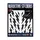 AUTOCOLLANT/STICKER REFLECHISSANT POUR VELO, CASQUE MODELE ECLAIR NOIR (PLANCHE) -REFLECTIVE BERLIN