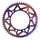 ADAPTABLE REAR SPROCKET 50CC GEARED MOTORCYCLE VOCA BESTIA APRILIA 50 RX 2006>2017/DERBI 50 SENDA X RACE 2004>2011/RIEJU 50 MRT 2009>, 50 RS3 2011>2016 420 50 DTS ALUMINIUM CNC NEO-CHROME (DIAMETER 105/125/8.5)