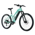 ELECTRIC BICYCLE/E-BIKE MTB 29 LEADER FOX ARIMO WOMEN'S GREEN CLAIR 9-SPEED HUB MOTOR AR BAFANG 36-SPEED 45NM BATTERY 20AH (19'' - H48CM - SIZE L - FOR ADULT OF 178 cm TO 185 cm)