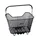 REAR BASKET FIL STEEL RACKTIME BASK IT BLACK WITH ANSE ON CARRIER (43X29X31 CM) - COMPATIBLE SYSTEM RACKTIME SNAPIT