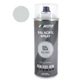 BOMBE DE PEINTURE MOTIP INDUSTRIEL GRIS CLAIR RAL 7035 SECHAGE RAPIDE (spray 400 ml) (07034)