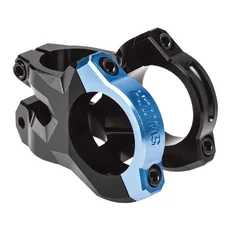 MTB STEM SWITCH ROCKER ALUMINIUM CNC BLACK/BLUE HANDLEBAR 35 mm DH L 45 mm