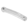 LEFT CRANK ARM 170 NEWTON ALUMINIUM FORGE LARGE SILVER (SQUARE TAPER DECALE) (CARDED)