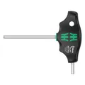 CLE ALLEN/6 PANS MANCHE EN T WERA 454 HEX PLUS 5x100mm NOIR/VERT (VENDU A L'UNITE) -MARQUE ALLEMANDE POUR LES ATELIERS