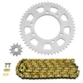 KIT CHAINE ADAPTABLE DERBI 50 SENDA DRD SM RACING 2006>2010 420 11x53 (DIAM COURONNE 102/125/8.5) (DEMULTIPLICATION ORIGINE) -AFAM