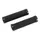 GRIP CITY HERRMANS DIAMOND LOCK BLACK L130MM SERRAGE DOUBLE CLAMP BLACK (PAIR CARDED)