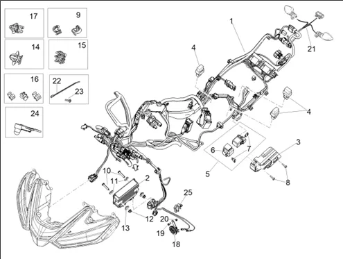 Circuit electrique AV