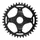 E-BIKE CHAINRING BAFANG FOR MOTOR M410 CL 53 mm 38 DTS BLACK (CW G333.1B) NARROW WIDE - 1325170000006