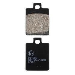 PLAQUETTE DE FREIN BREMBO POUR PIAGGIO 50 LIBERTY 1997>2014 AV, 300 MP3 2010>2019 AV/SYM 125 SYMPHONY S 2011>2017 AR/PEUGEOT 125 TWEET EVO 2014>2017 AR (SCOOTER CARBONE CERAMIQUE) -07067CC