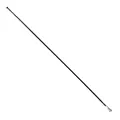 RAYON INOX NOIR PLAT (2,2 x 0,09mm) TETE DROITE 2mm L 254mm SAPIM CX-RAY AVEC ECROU (VENDU A L'UNITE)