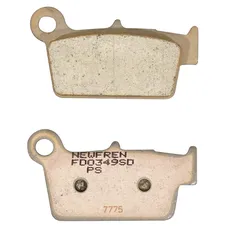 BRAKE PAD SET NEWFREN FOR APRILIA 450 SXV 2005> REAR/BETA 250 RR 2005>2013 REAR/KAWASAKI 450 KLX R 2008> REAR/YAMAHA 250 WR F 2003> REAR, 450 YZ-F 2003> REAR (FD0349BD) (DIRT SINTERED METAL)