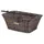 FRONT BASKET/REAR OSIER SYNTHETIQUE BASIL CAPRI FLEX BROWN (31X22X13.5 cm)