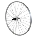 TREKKING WHEEL DISC/BRAKE SHOE LOCKING 700 X 35 - 28" ALUMINIUM REAR HUB QC300 CENTERLOCK CASSETTE SHIMANO 11/10/9-SPEED 36 SPOKES RIM 21C