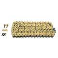 CHAINE MOTO AFAM 525 112 MAILLONS XS-RING SUPER RENFORCEE OR (A525XSR2-G 112L)