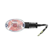 CLIGNOTANT 50 A BOITE/CYCLO ADAPTABLE DERBI 50 SENDA/GILERA 50 SMT/YAHAHA 50 TZR/MBK 50 XPOWER, 51 KANSAS AVANT OU ARRIERE TRANSPARENT (HOMOLOGUE CE) (PAIRE) -SELECTION P2R