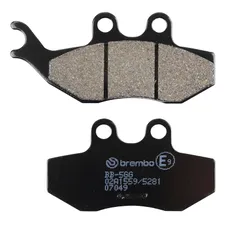 PLAQUETTE DE FREIN BREMBO POUR BETA 50 RR SM 2008>2013 AV/PEUGEOT 400 GEOPOLIS 2007>2012 AV/GENERIC 50 TRIGGER SM 2006>2014 AV/YAMAHA 125 XT R 2005>2013 AV (SCOOTER CARBONE CERAMIQUE) -07049CC