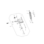Suspension arrière - Amortisseur/s