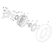 Roue arrière