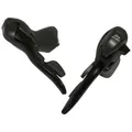 LEVIER/MANETTE ROUTE PATIN MICROSHIFT 9V. TRIPLE ALU NOIR COMPATIBLE SHIMANO (PAIRE SACHET POUR ATELIER)