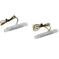 ECLAIRAGE DECO REPLAY BARETTE A LEDS BLEU (L 60mm / H 8mm / L 9mm) (LA PAIRE) **