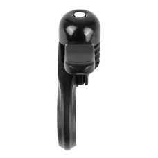 BICYCLE BELL PING NEWTON MINI ALUMINIUM BLACK MOUNTING KIT HANDLEBAR 25,4/28,6 mm (SOLD INDIVIDUALLY)