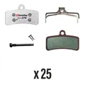 PLAQUETTE DE FREIN VTT SHIMANO XTR M9120 XT M8120/M8020 SLX M7120 SAINT M820/M640/810, TRP, TEKTRO (SWISSSTOP ORGANIC - DISC 27E)(VENDU PAR 25) - COMPATIBLE VAE ET MOTO ELECTRIQUE SUR-RON
