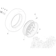 Roue arrière