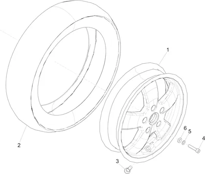 Roue avant