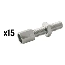 VIS CREUSE TENDEUR DE CABLE VELO M5 LAITON (VENDU PAR 15) -ELVEDES