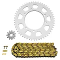 KIT CHAINE ADAPTABLE DERBI 50 SENDA R X-TREME 2006>2012, SENDA X-RACE 2006>2011 420 11x53 (DIA COURONNE 105/125/8.5) (DEMULTIPLICATION ORIGINE) -AFAM