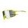 CYCLING GLASSES ADULT GIST MASK MONTURE YELLOW FLUORESCENT VERRE BLACK POLYCARBONATE (PROTECTOR 100% CONTRE UVA, UVB, UV)