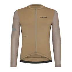 CYCLING JERSEY GIST SUMMER RAY ANTI-UV BEIGE SLEEVES LONGUES XL -5358