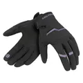 GANTS ETE TUCANO FEMME MIKY EVO LADY NOIR/VIOLET T 8,5 (L) (HOMOLOGUE EN 13594:2015-CE) (COMPATIBLE ECRAN TACTILE)