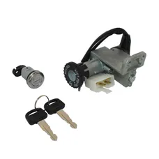 CONTACTEUR A CLE SCOOT ADAPTABLE KYMCO 50 VITALITY 2T ET 4T 2004> (AVEC SERRURE DE SELLE) -P2R