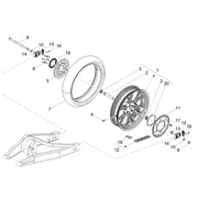 Roue arrière