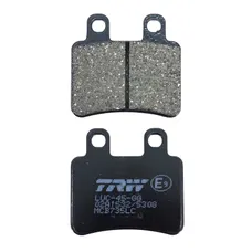 PLAQUETTE DE FREIN TRW POUR DERBI 125 BOULEVARD S 2007> AV / PEUGEOT 125 SATELIS 2004> AR / ITALJET 50 JET SET 2002> AV / YAMAHA 50 DT R 2002>2013 AR / BETA RR 2012 AV (MCB735 LC)
