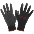 GANTS ATELIER P2R POLYURETHANE NOIR HOMOLOGUE CE - TAILLE 9 (L) (PAIRE)