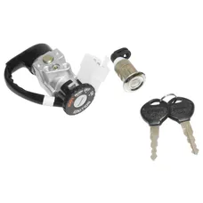 CONTACTEUR A CLE SCOOT ADAPTABLE KYMCO 50 DINK 2T 1998>2000, 125 DINK 1997>2000 (5 FILS) (AVEC SERRURE DE SELLE) -SELECTION P2R