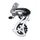REAR MTB DERAILLEUR SHIMANO 7/8-SPEED ALTUS SILVER