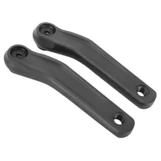 RIGHT CRANK ARM + LEFT MTB FAT BIKE LEADER FOX BRASA MOTOR PANASONIC 170 mm ALUMINIUM BLACK (PAIR)