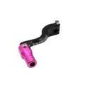 SELECTEUR DE VITESSE KRM PRO RIDE MINARELLI 50 AM6/BETA 50 RR/RIEJU 50 MRT/SHERCO 50 SM-R, SE-R ALU CNC NOIR/ROSE (PLIABLE)