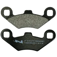 PLAQUETTE DE FREIN NEWFREN POUR PEUGEOT METROPOLIS 2014>2016 AV/AR (L 96.8mm - H 38.4mm - P 7mm) (FD0536BE) (ELITE ORGANIQUE)